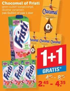 Aanbieding: Chocomel of Fristi