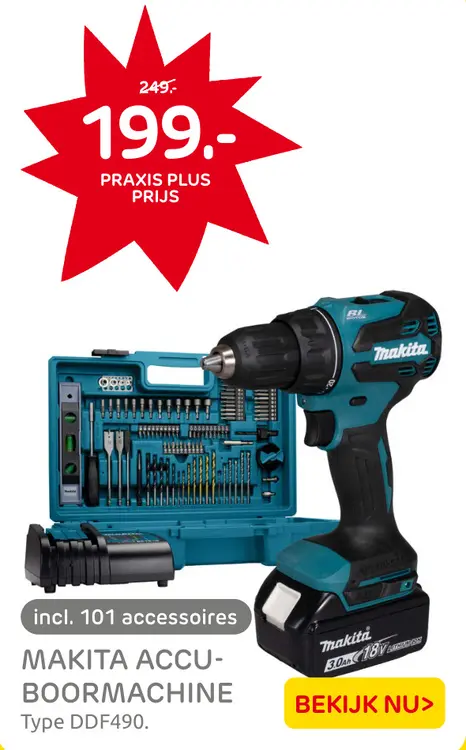 Aanbieding: Accu-boormachine