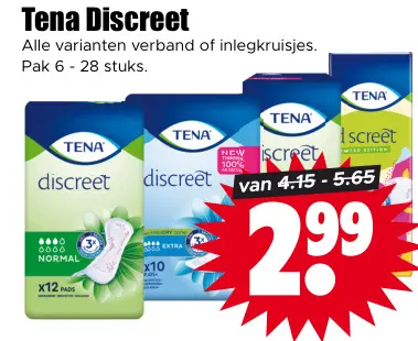 Aanbieding: Tena Discreet