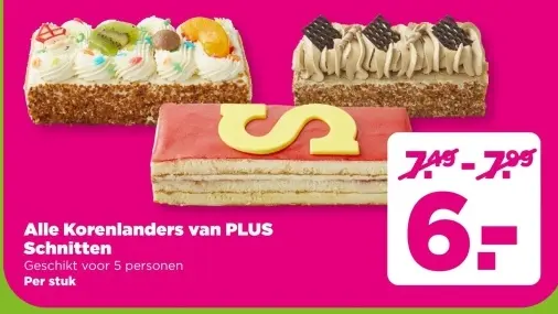 Aanbieding: Korenlanders van PLUS Schnitten