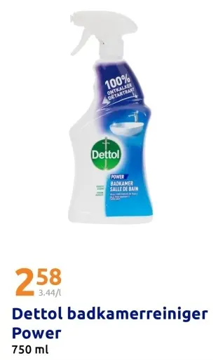 Promotie: Dettol badkamerreiniger Power