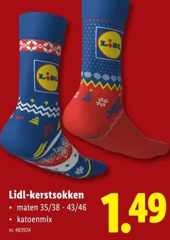 Aanbieding: Lidl-kerstsokken