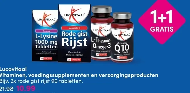 Aanbieding: Vitaminen, voedingssupplementen en verzorgingsproducten