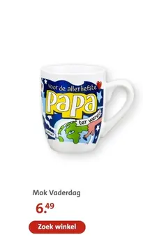 Aanbieding: Mok Vaderdag