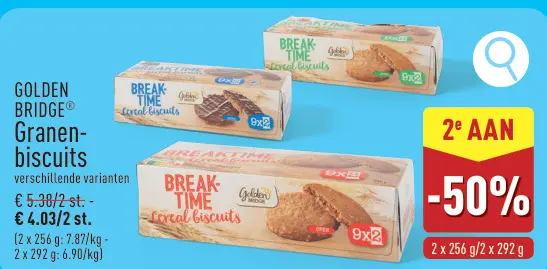 Promotie: Granen-biscuits