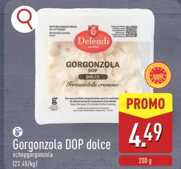 Promotie: Gorgonzola DOP dolce