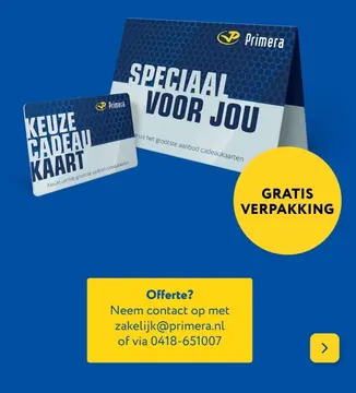 Aanbieding: Keuze Cadeau Kaart