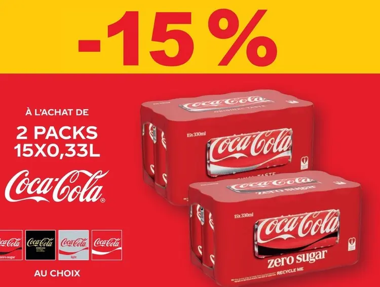 Offre: Soda packs