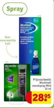 Aanbieding: mondspray Mint