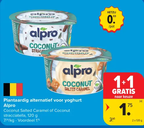 Promotie: Plantaardig alternatief voor yoghurt Coconut 