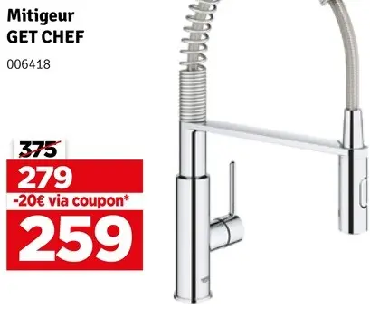 Offre: Mitigeur GET CHEF