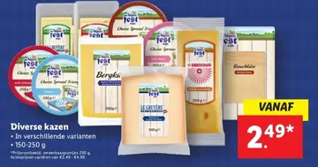 Aanbieding: Diverse kazen
