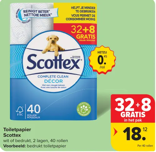 Promotie: Toiletpapier