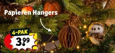 Promotie: Papieren Hangers