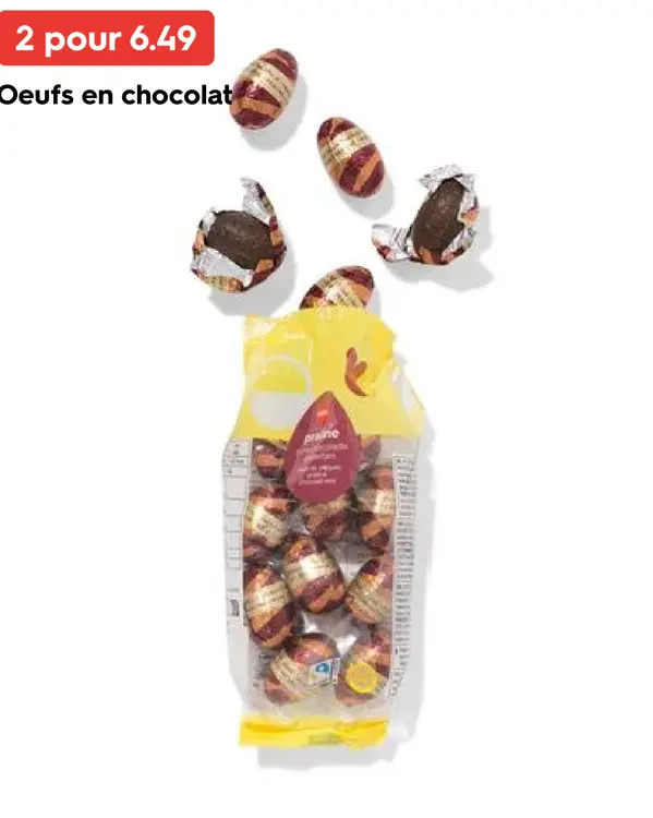 Offre: Oeufs en chocolat
