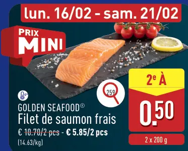 Offre: Filet de saumon frais