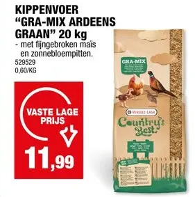 Promotie: Country's Best Gra-Mix Ardeens Graan kippenvoer 20kg
