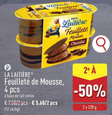 Offre: Feuilleté de Mousse
