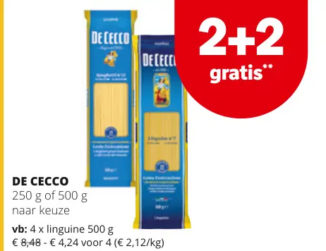 Promotie: De Cecco