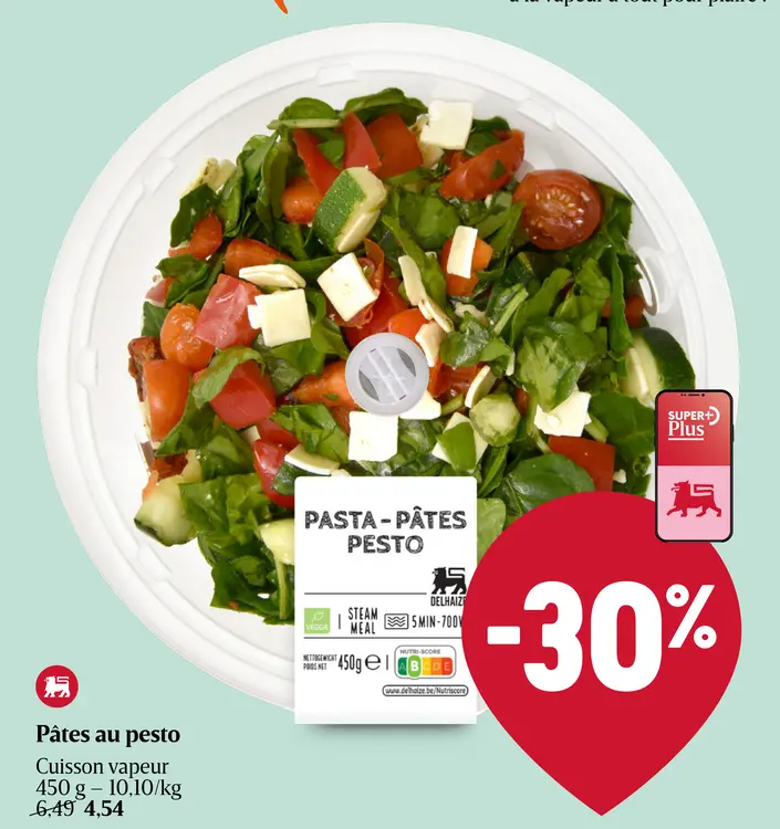 Offre: Pâtes au pesto