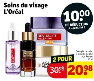 Offre: Soins du visage
