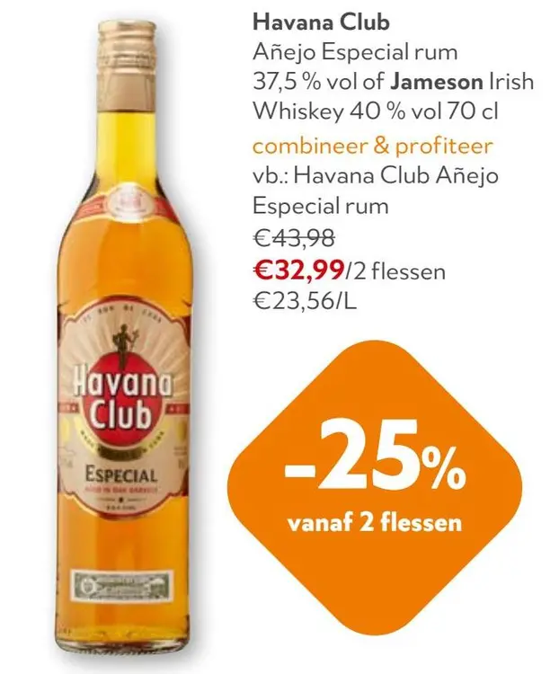 Aanbieding: Havana Club Añejo Especial rum