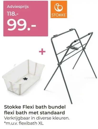 Aanbieding: Flexi bath bundel flexi bath met standaard