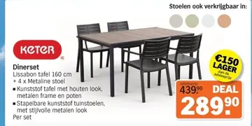 Aanbieding: Dinerset Lissabon tafel