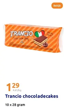 Aanbieding: Trancio chocoladecakes