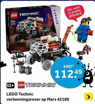 Aanbieding: LEGO Technic verkenningsrover op Mars 42180