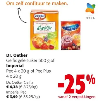 Aanbieding: Dr. Oetker Gelfix geleisuiker
