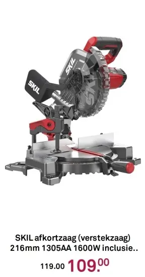 Aanbieding: Afkortzaag (verstekzaag)