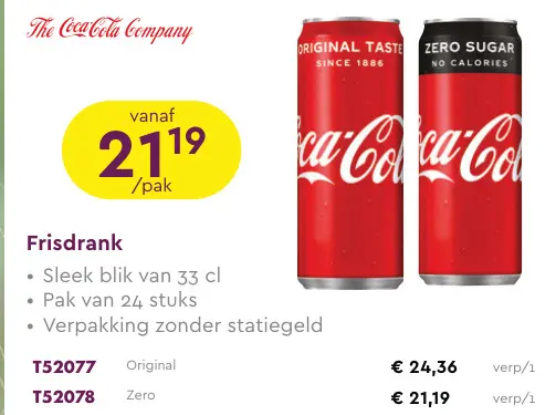 Promotie: Frisdrank