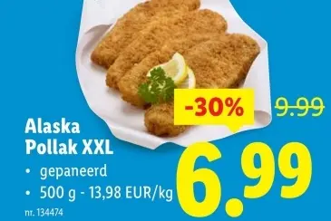 Promotie: Alaska Pollak XXL