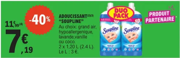 Offre: Adoucissant