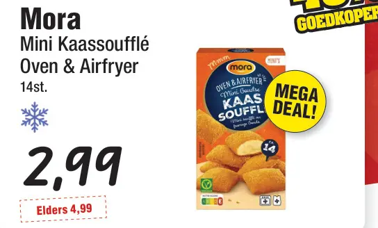 Aanbieding: Mini Kaassoufflé Oven & Airfryer