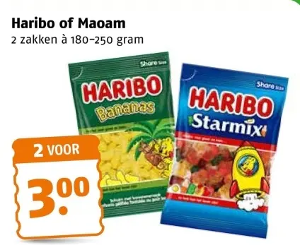 Aanbieding: Haribo of Maoam