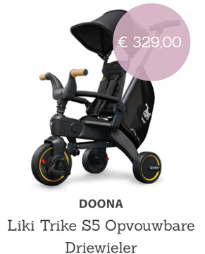Aanbieding: Doona Liki Trike S5 Opvouwbare Driewieler