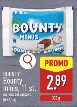 Promotie: Bounty minis