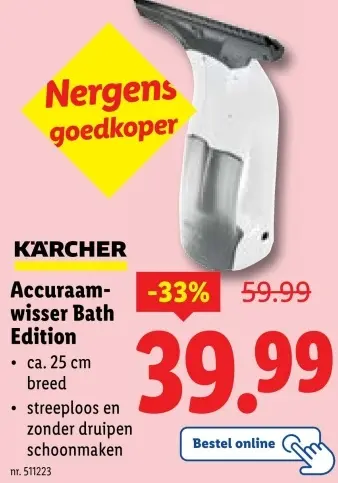 Aanbieding: Accuraam-wisser Bath Edition