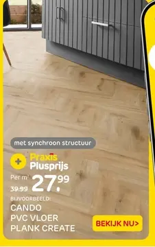 Aanbieding: Cando pvc vloer plank create