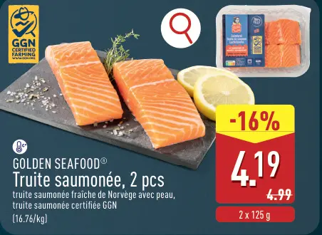 Offre: Truite saumonée