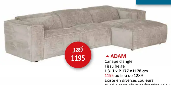 Offre: Canapé