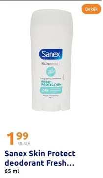 Aanbieding: Sanex Skin Protect deodorant Fresh Protection