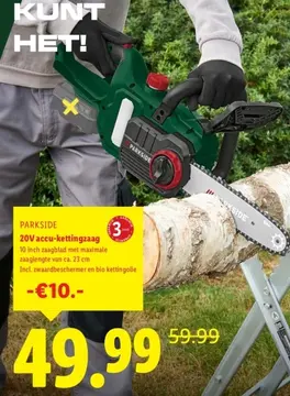 Aanbieding: 20V accu-kettingzaag