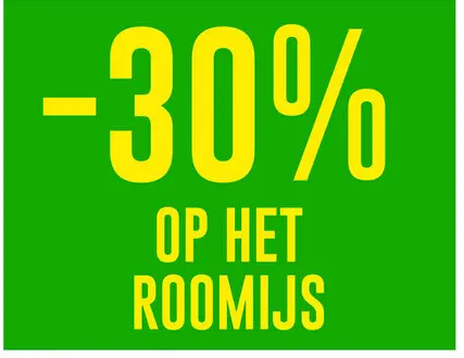 Promotie: Roomijs