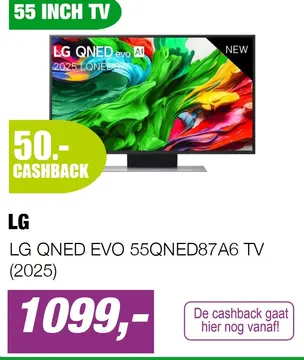 Aanbieding: LG QNED EVO 55QNED87A6 TV (2025)