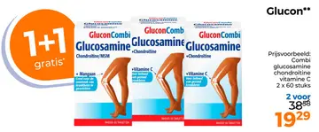 Aanbieding: GluconCombi Glucosamine Chondroitine/MSM