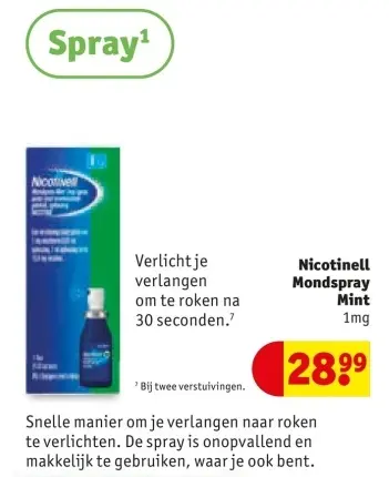 Aanbieding: Mondspray Mint