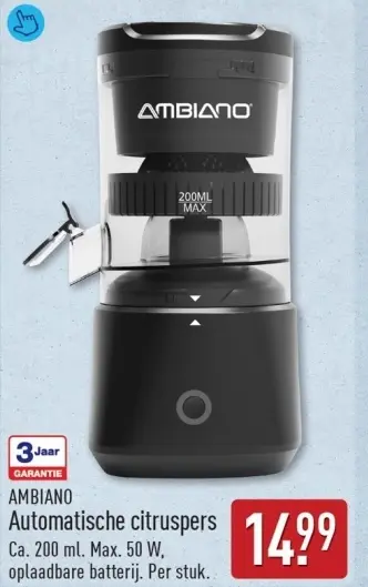 Aanbieding: Automatische citruspers